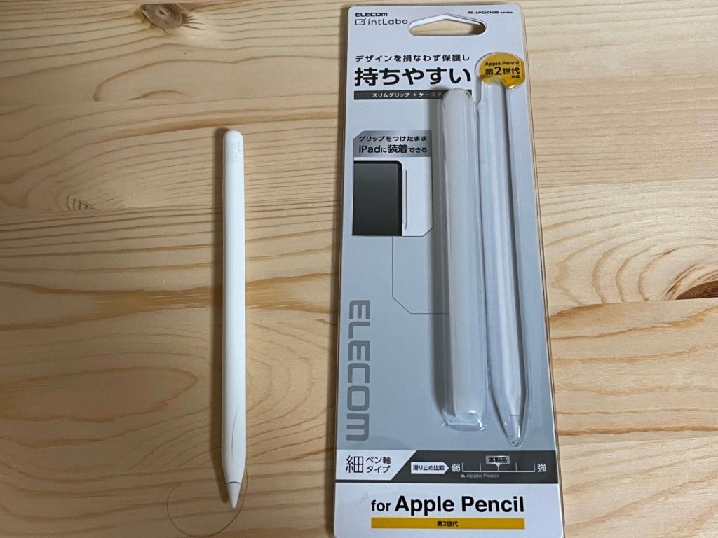 40％OFFの激安セール 代引不可 Apple Pencil 第2世代 ペンタブ風グリップ 太軸 クリア エレコム TB-APE2GFWCCR 